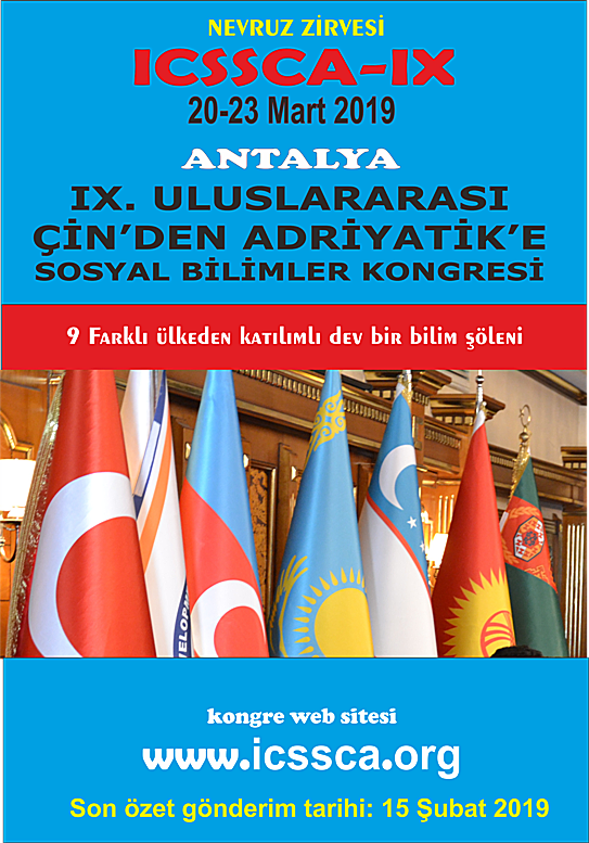9. Uluslararası Çin'den Adriyatik'e Sosyal Bilimler Kongresi