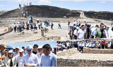 Karkamış Antik Kenti Arkeopark'ı basın mensuplarına tanıtıldı