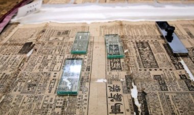 Milli Saraylarda bulunan Japon gazete kupürleri restore ediliyor