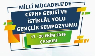 Milli Mücadele'de Cephe Gerisi İstiklal Yolu Sempozyumu