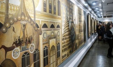 Ressam İsmet Yedikardeş'in Medeniyetler Kapısı Mardin sergisi açıldı