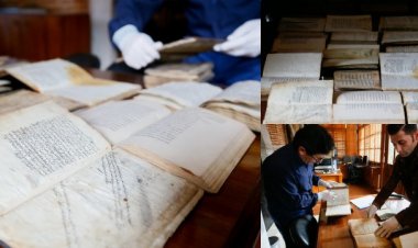 İzmir'de türbeleştirilen müderrishanede 400 yıllık kitaplar bulundu