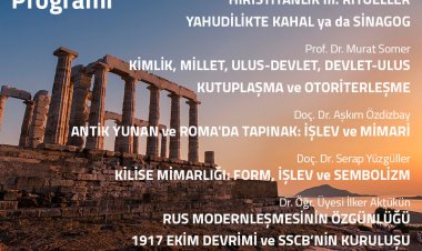 Tarih, Arkeoloji ve Sanat Seminerleri Şubat Programı