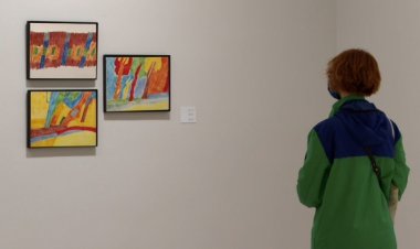 Etel Adnan'ın eserleri ilk kez İstanbul Pera Müzesi'nde sergileniyor