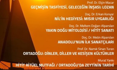 Tarih, Arkeoloji ve Sanat Seminerleri Ekim Programı