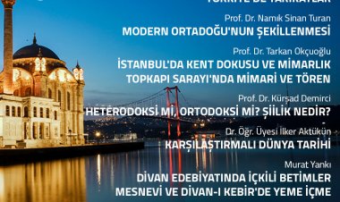 Tarih, Arkeoloji ve Sanat Seminerleri Ocak Programı