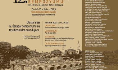 Uluslararası 12. Üsküdar Sempozyumu