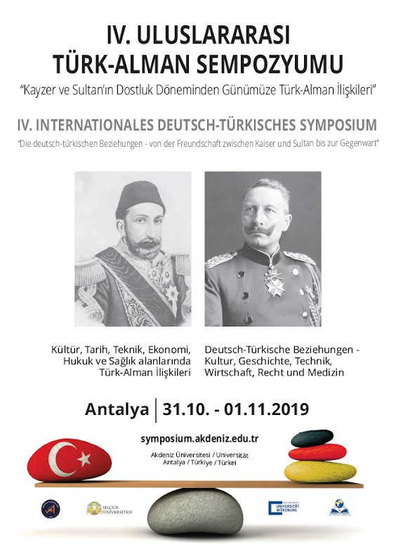  Uluslararası Türk-Alman İlişkileri Sempozyumu 31 Ekim-1 Kasım 2019