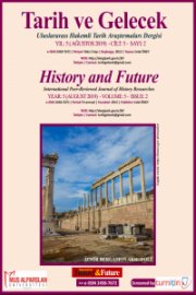 Tarih ve Gelecek Dergisi 5. cildinin 2. sayısı yayımlandı