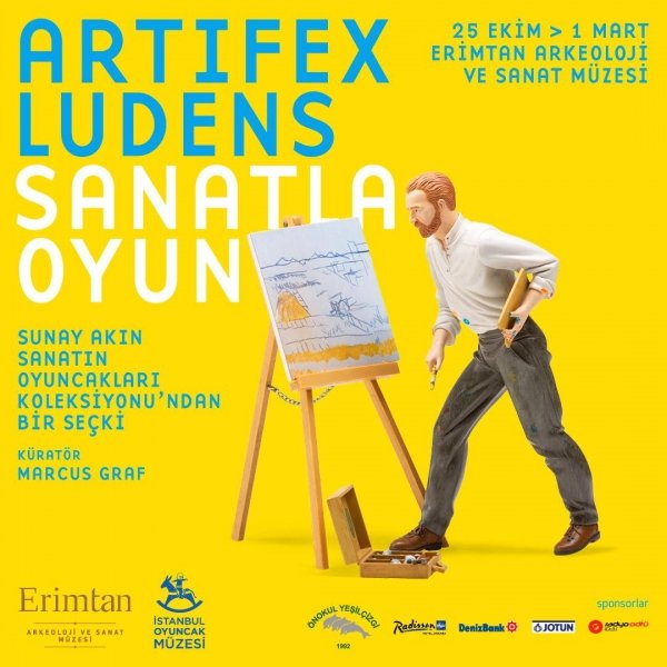 Artifex Ludens – Sanatla Oyun sergisi Erimtan Müzesi'nde