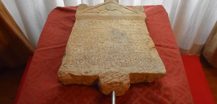 Lidya kefaret yazıtı Türkiye’ye getirildi