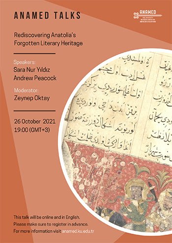 ANAMED Talks: Rediscovering Anatolia's Forgotten Literary Heritage