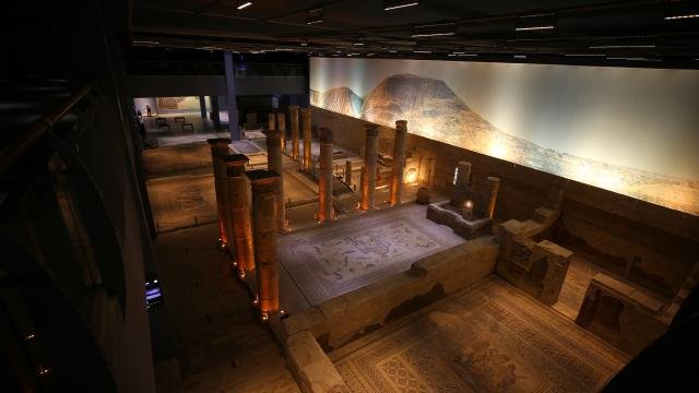 Zeugma Mozaik Müzesi'ndeki eserler depremi hasarsız atlattı